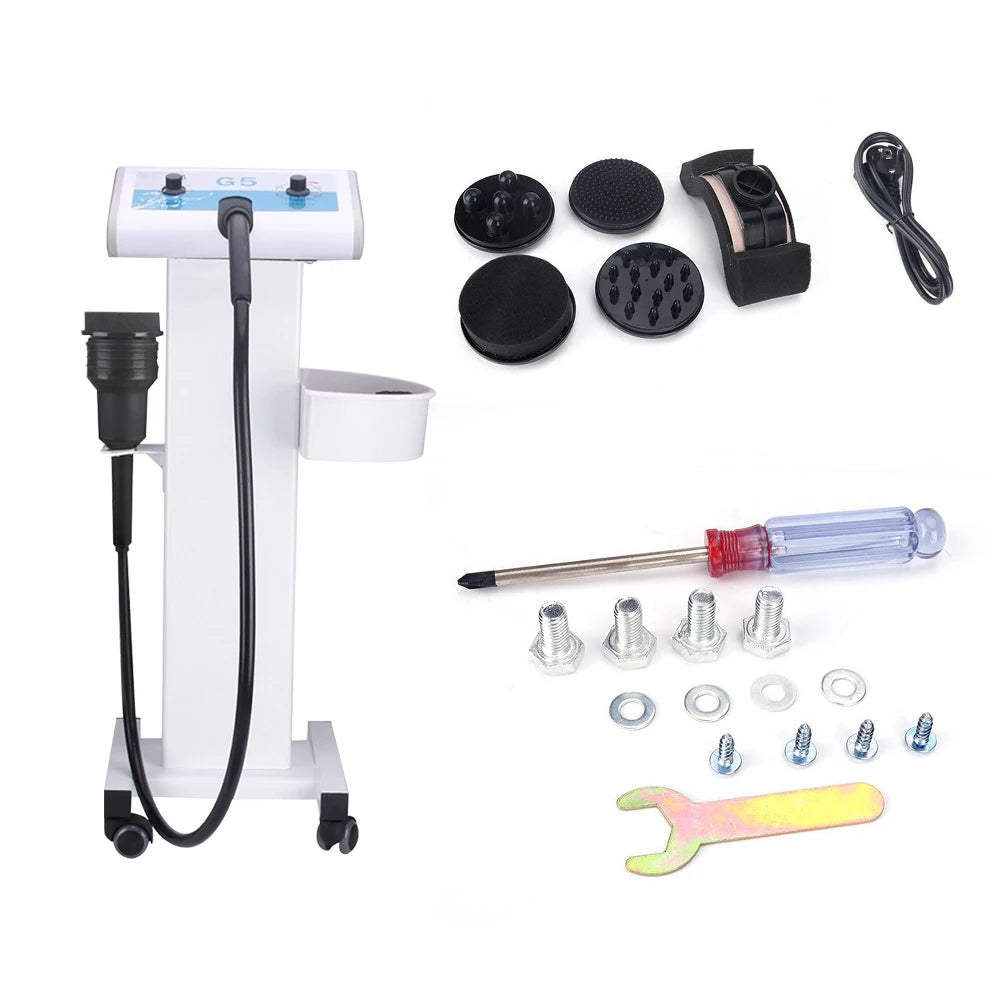 G5 Vibrating Massager Body Slimming Machine Fat Burner Weight Loss Cellulite Removal With 5 Tips High Frenquency Vibrator Device