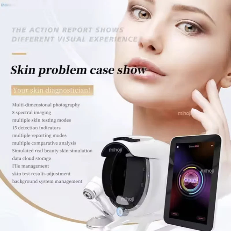 Bitmoji Visia 36 Million HD Pixels Skin Analysis  A6 Skin Analyzer Machine 3D AI Beauty Machine for Face Analysis