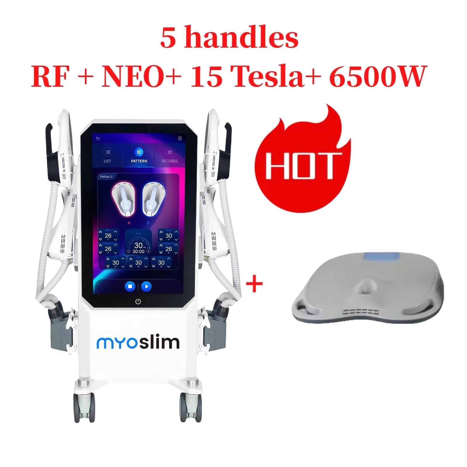 mysolim Sculpting Body RF Fat Reduction Sculpt Machine Electromagnetic Muscle Stimulate SPA Slimming Equipment Mexico