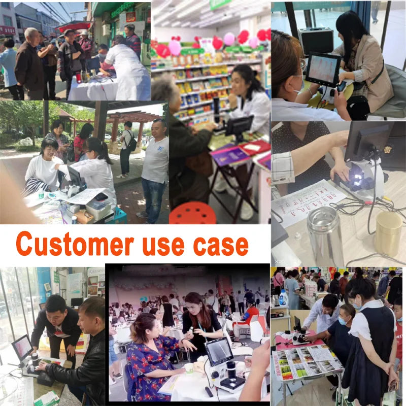 Professional medical aesthetic equipment: Nail fold capillary microcirculation XW880 all-in-one machine with color LCD display