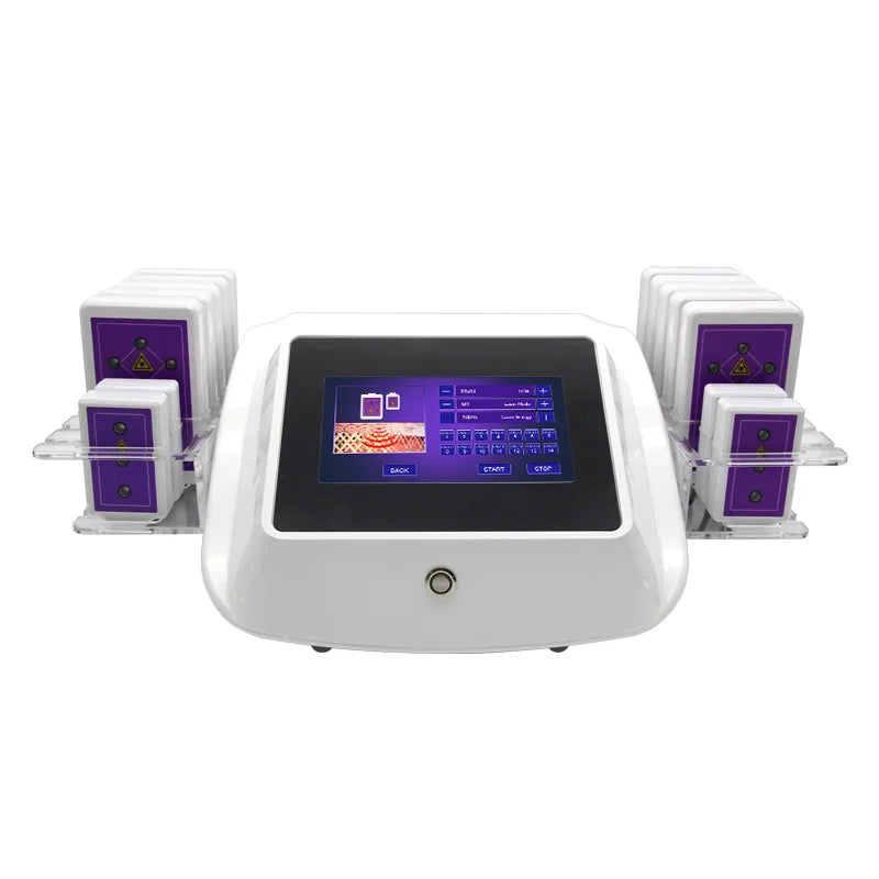 Lipo Laser Machine 14 Pads Fat Removal Body Weight Loss Shaping Slimming Anti Cellulite Professional Beauty Equipment Device