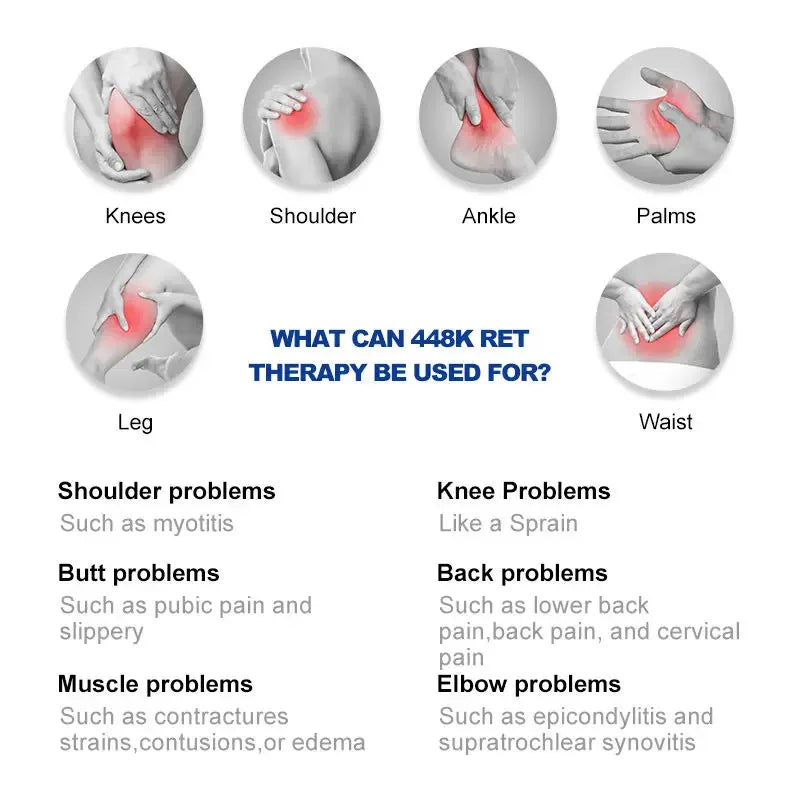 INDOBA Tecar CET RET JMD 3 in 1 Pain Relief Master RF Fat Burning Body Reshaping Machine Professional Physiotherapy Device