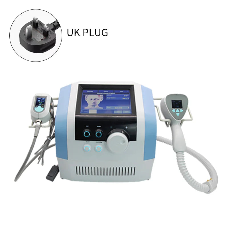 2 in 1 RF 360 Fat Reducing Body Contouring Cellulite Reduction Slimming Machine Wrinkle Removal Ultrasonic Face Lift 2 Handles