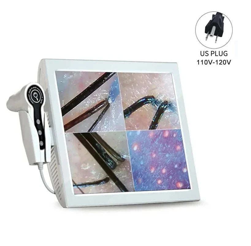 Scalp Hair Follicle Analyzer Skin Detector 15 Inch High-Definition Large Screen 50x And 200x Magnification For Skin Diagnosis