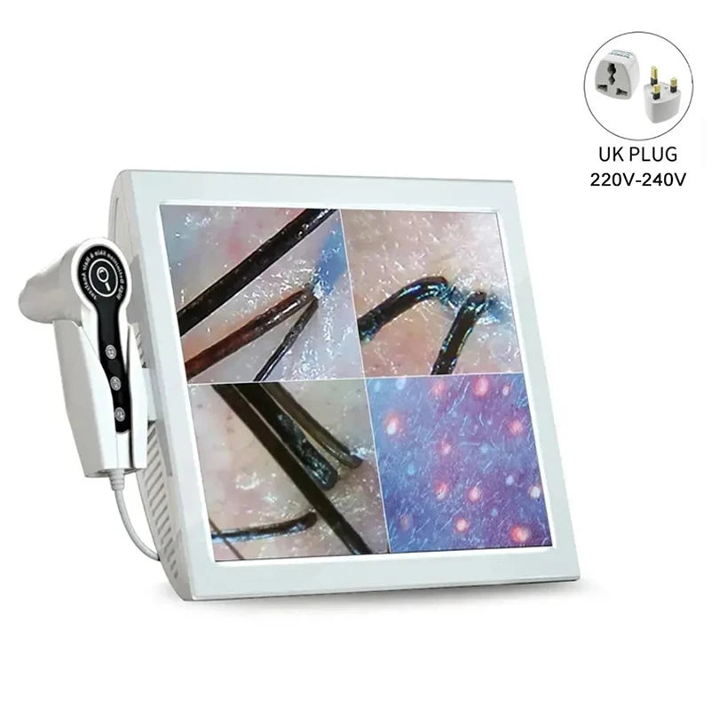 Scalp Hair Follicle Analyzer Skin Detector 15 Inch High-Definition Large Screen 50x And 200x Magnification For Skin Diagnosis