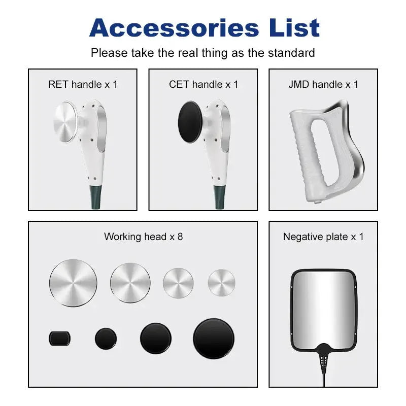 INDOBA Tecar CET RET JMD 3 in 1 Pain Relief Master RF Fat Burning Body Reshaping Machine Professional Physiotherapy Device