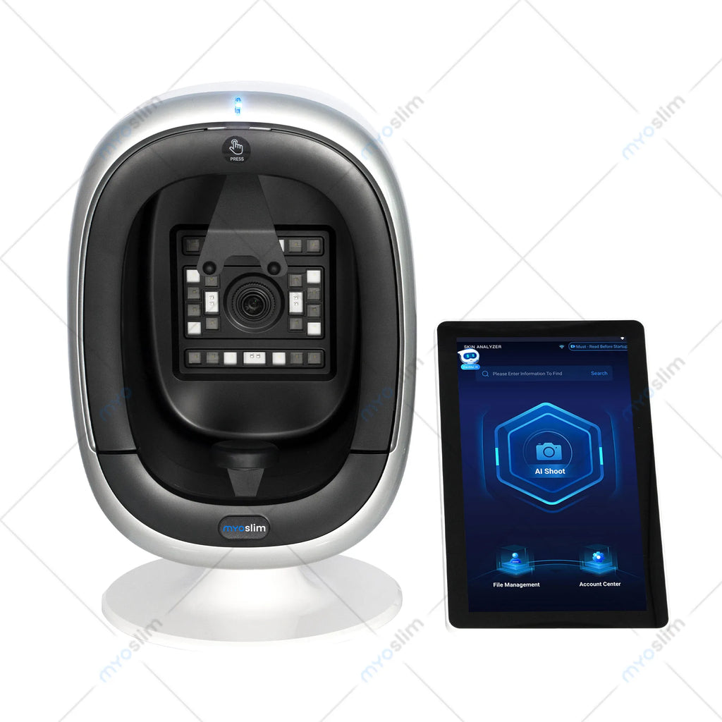 Facial Skin Analysis Machine 15.6inch 12 Million PX Dual Hd Camera AI Technology Three Light To Analyzei Precise Analysis Result