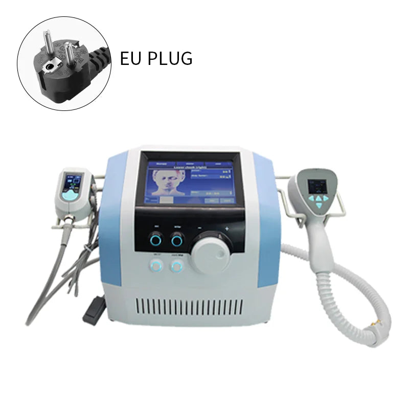 2 in 1 RF 360 Fat Reducing Body Contouring Cellulite Reduction Slimming Machine Wrinkle Removal Ultrasonic Face Lift 2 Handles