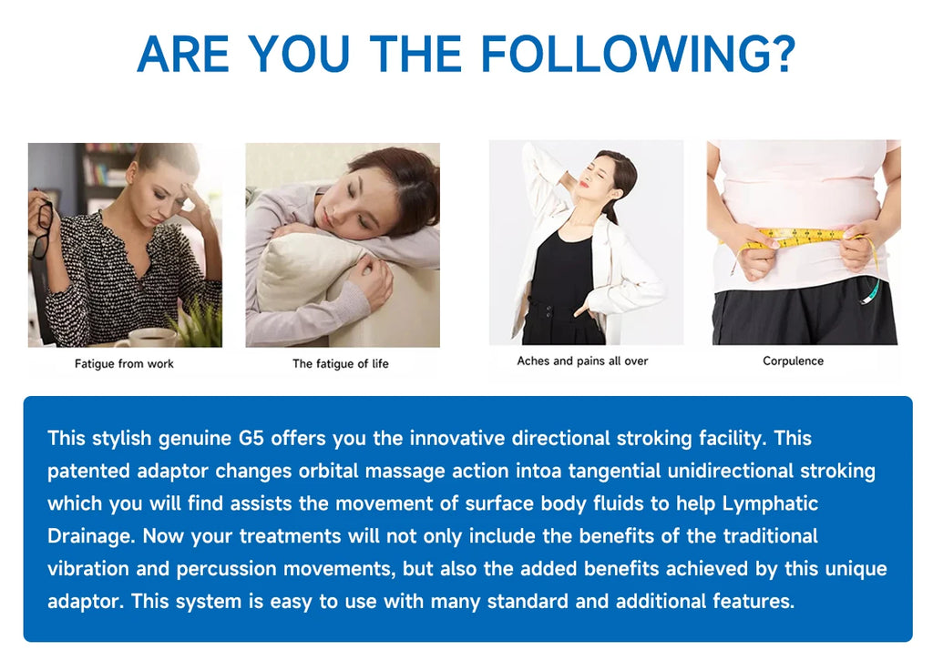 G5 Vibrating Massager Body Slimming Machine Fat Burner Shaping Weight Loss Device High Frenquency Vibrator Waist Massage Beauty