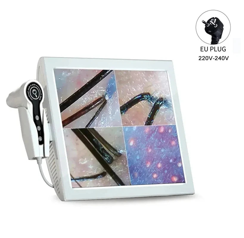 Scalp Hair Follicle Analyzer Skin Detector 15 Inch High-Definition Large Screen 50x And 200x Magnification For Skin Diagnosis