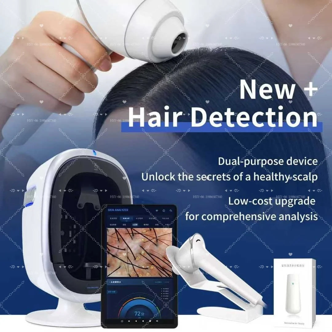 AI Skin Analyzer Facial Machine 15.6 inch 3D Facial Skin Analyzer Machine Skin Analysis Scanner CE Certification Ship From US