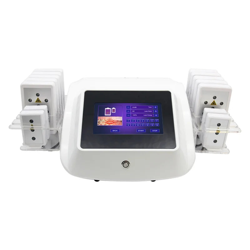 Lipo Laser Machine 14 Pads Fat Removal Body Weight Loss Shaping Slimming Anti Cellulite Professional Beauty Equipment Device