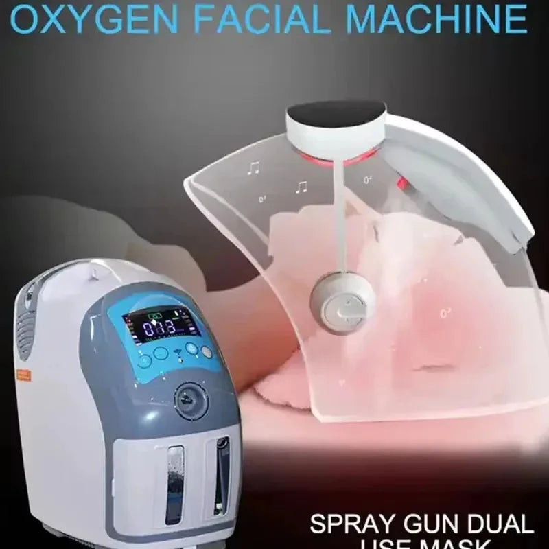 High-quality Oxygen Facial Machine, Hyperbaric Sprayer, Beauty, O2derm, Oxygen Facial Mask, Dome Therapy, Oxygen Infusion Facial